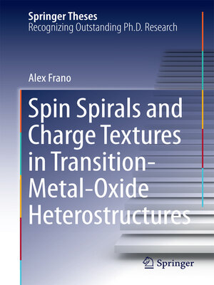 cover image of Spin Spirals and Charge Textures in Transition-Metal-Oxide Heterostructures
